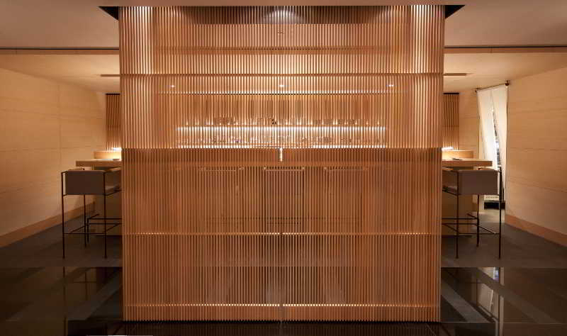 The Sherwood Taipei Exterior foto A shōji in a restaurant