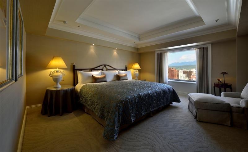 The Sherwood Taipei Exterior foto A bedroom at the hotel
